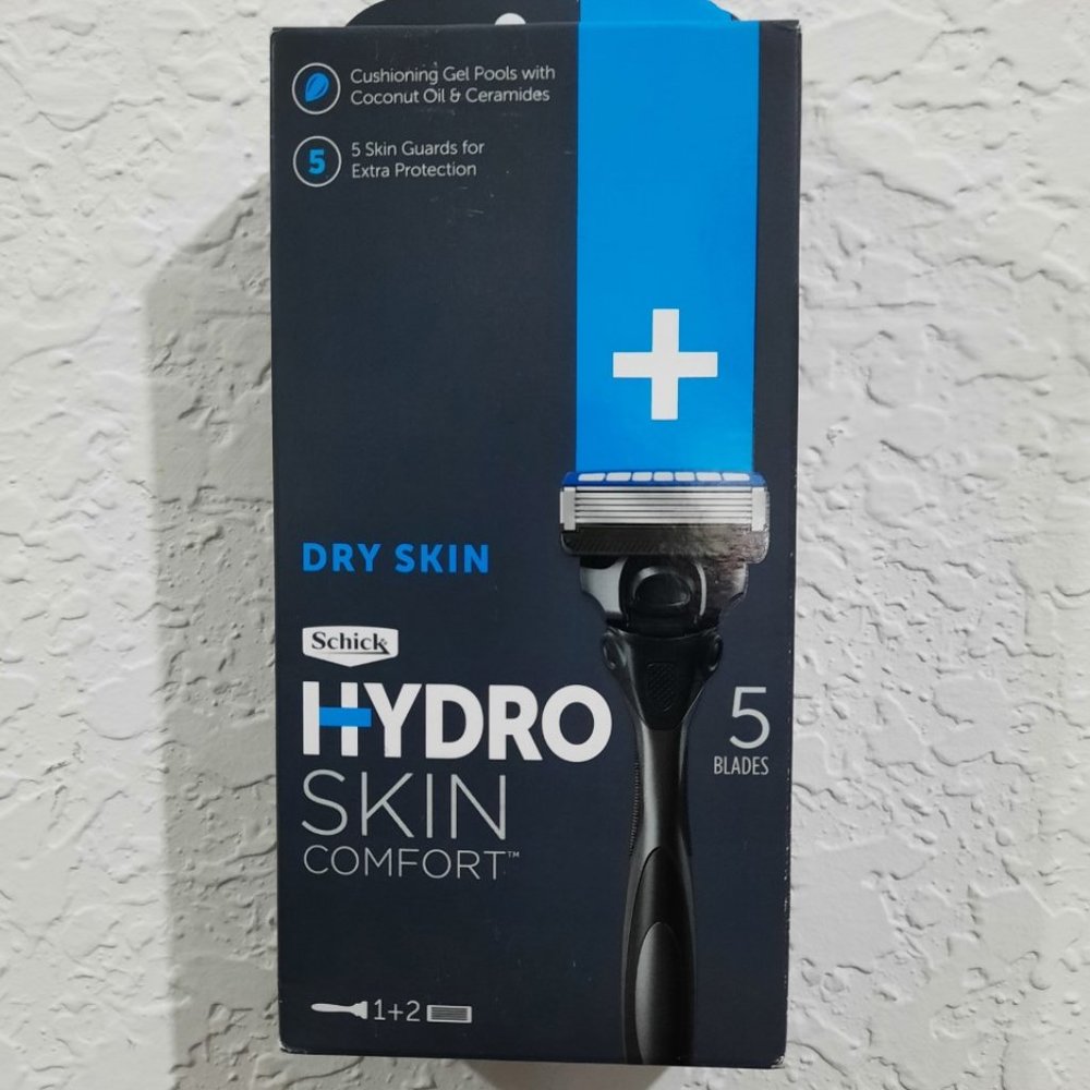 🟢 $ 5.00 MEN'S RAZOR Schick Hydro 5 Sense Hydrate Razor with Shock Absorb